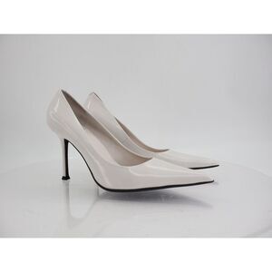 Jeffrey Campbell White Risktaker Pointed Toe Stiletto Heel Size 9.5 White Bridal